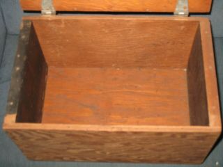 Rare Vintage Antique United State US Navy Military Wooden Ballot Suggestion Box 6