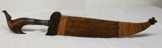 Antique South East Asian Pacific Island Weapon Moro Barong Sword Machete