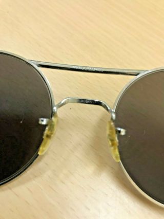 VINTAGE RAF ISSUED 22G/1398 TYPE G SUNGLASSES WITH CASE 3