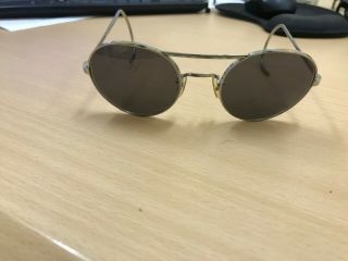 VINTAGE RAF ISSUED 22G/1398 TYPE G SUNGLASSES WITH CASE 5