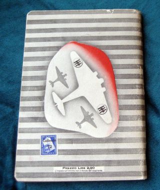 WWII ITALY ITALIAN FASCIST 1941 - 42 SCHOOL DAILY DIARY WITH QUOTES & DRAWINGS 2
