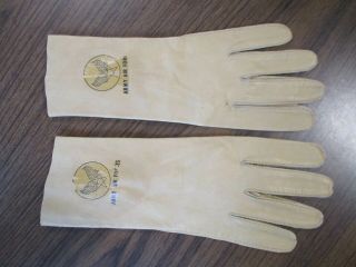 Vintage Military " Army Air Forces " Ww2 Van Vleet Co.  Pilot Gloves