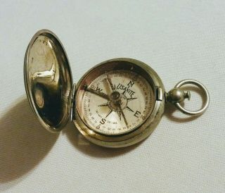 ANTIQUE 1917 WW1 WWI Engineer Dept Compass 3
