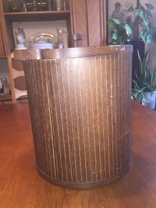 Teak Ice Bucket Skjode Skjern Denmark Vintage Dansk JHQ Era 2