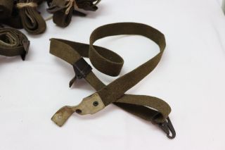 Spanish Od Canvas Rifle Sling Adj 46 1/2 In L X 1 3/8 W Sling Button Each E9797