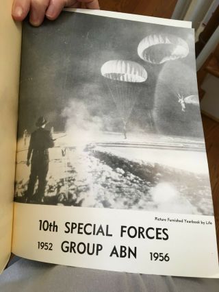 1952 - 1956 Rare 10th Special Forces Group Yearbook Bad Toelz Germany 2