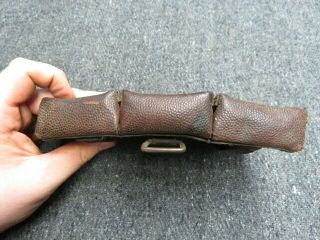 WWI IMPERIAL GERMAN MODEL 1911 CAVALRY AMMO POUCH - FOR 8MM MAUSER - DATED 1915 4