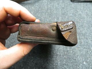 WWI IMPERIAL GERMAN MODEL 1911 CAVALRY AMMO POUCH - FOR 8MM MAUSER - DATED 1915 5