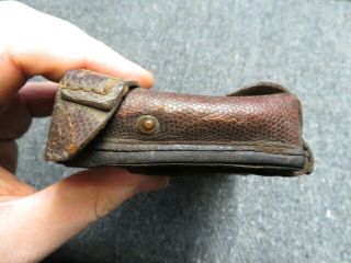 WWI IMPERIAL GERMAN MODEL 1911 CAVALRY AMMO POUCH - FOR 8MM MAUSER - DATED 1915 7