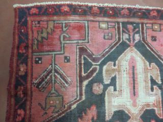 4 ' X 6 ' Antique Hand Made Persian Kurdish Kazak Lori Wool Rug Veg Dyes 636 7