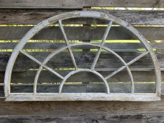 Architecural Antique Arch Dome Palladian Window Vintage Headboard Large 68x38