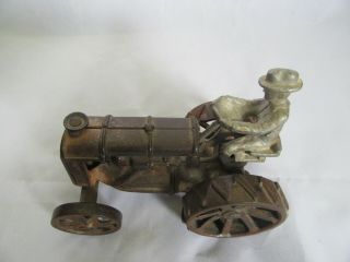 Antique Cast Iron Fordson Tractor Toy,  Believe Dent (Very Rare) 2