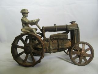 Antique Cast Iron Fordson Tractor Toy,  Believe Dent (Very Rare) 8