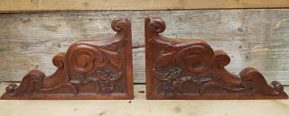 Antique Architectural Oak Ornate Wood Carved 