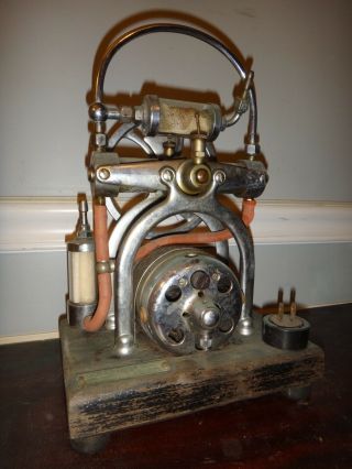 Antique Medical Embalming Pump by C.  M.  Sorensen AC/DC Electric Motor Steampunk 2