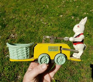Vintage Lionel Peter Rabbit Chick Mobile Antique Vintage Toy Wind Up