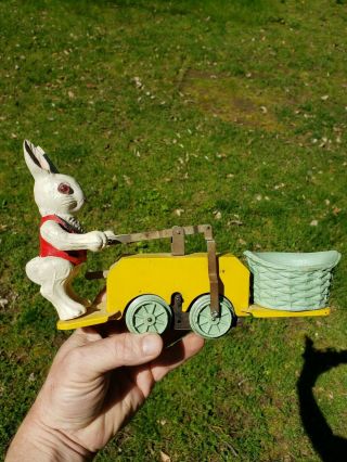 Vintage Lionel Peter Rabbit Chick Mobile Antique Vintage Toy Wind Up 5