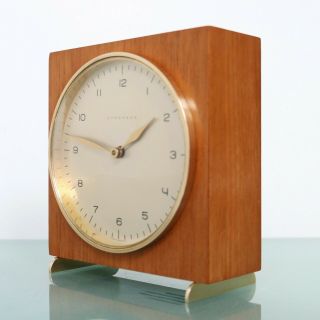 Junghans Vintage Mantel Clock Loudspeaker Chime Serviced Germany Mid Century