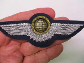 West German Luftwaffe Beobachter/Navigator Bronze Bullion Wing 3