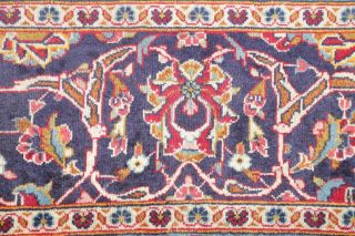 Antique Traditional Floral Kaashaan Persian Oriental Area Rug 9x14 Hand Knotted 7