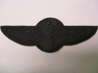 West German Luftwaffe Flugzeugfuhrer Silver Bullion Wing 2