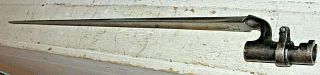 Martini - Henry Civil War Era Socket Bayonet Marked 07v/1311 Blade 21 " Long