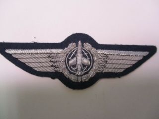 West German Luftwaffe Kampfbeobachter Silver Bullion Wing