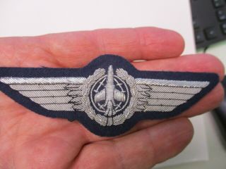 West German Luftwaffe Kampfbeobachter Silver Bullion Wing 3