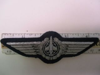 West German Luftwaffe Kampfbeobachter Silver Bullion Wing 5