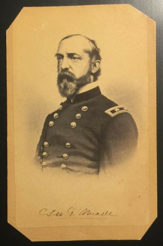 Civil War General George Meade - Cdv By S.  H.  Colesworthy