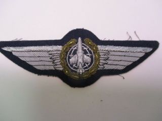 West German Luftwaffe Kampfbeobachter Bronze Bullion Wing