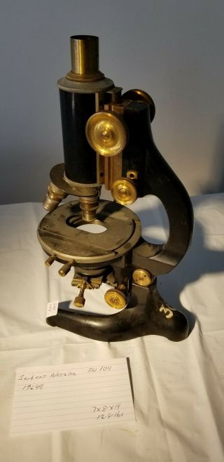 Seibert Wetzlar Antique Microscope
