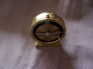 vintage cyma sonomatic brass braille alarm clock 16 jewels swiss made 1957 rare 12