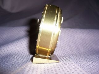 vintage cyma sonomatic brass braille alarm clock 16 jewels swiss made 1957 rare 4