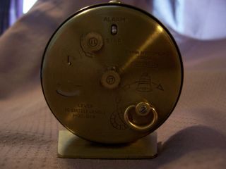 vintage cyma sonomatic brass braille alarm clock 16 jewels swiss made 1957 rare 5