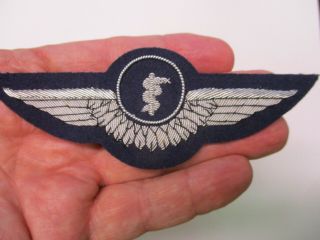 West German Luftwaffe Fleigerarzt Silver Bullion Wing 3