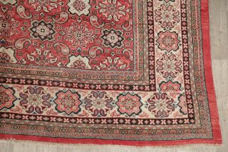 Sarouk Persian Wool Rug Hand - Knotted Geometric Oriental Mahal Area Rug 10 x 13 6