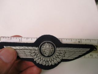 West German Luftwaffe Bordfunker Silver Bullion Wing 5