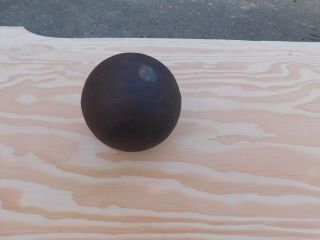Antique 12 Lb 4 1/2 Inch Cannon Ball? From Estate Near Ohio River By Kentucky