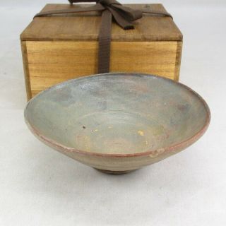 F711: Korean Old Pottery Tea Bowl Called Totoya - Chawan With Good Taste.