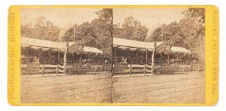 1865 Civil War Stereoview Photograph Of Grand Victory Parade In Washington Dc 2