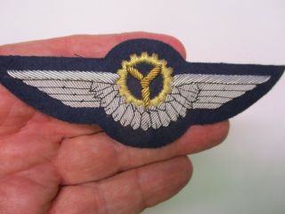 West German Luftwaffe Bordmechaniker Gold Bullion Wing 3