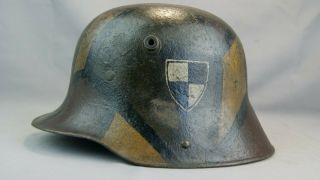 Scarce Ww1 German M16 Helmet Of 1st Foot Regiment With Liner