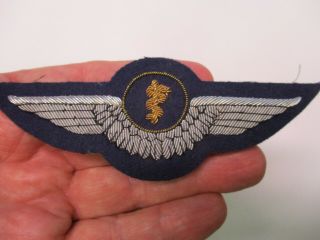 West German Luftwaffe Fleigerarzt Gold Bullion Wing 3