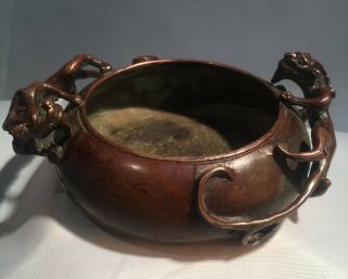 Chinese Bronze Water/incense Bowl