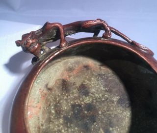 CHINESE BRONZE WATER/INCENSE BOWL 3