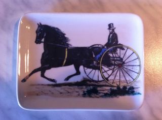 Fornasetti Old Rare Carriage With Coachman Colored Tray