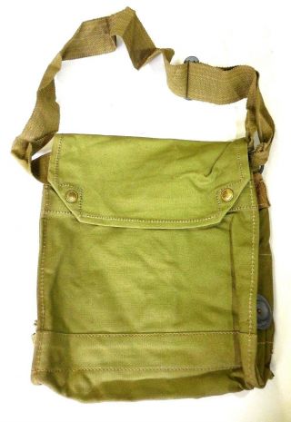 Indiana Jones British Ww2 Mk Vii Gas Mask Bag Satchel (1942) (exc.  Cond. )