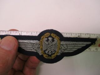 West German Luftwaffe Flugzeugfuhrer Gold Bullion Wing 5