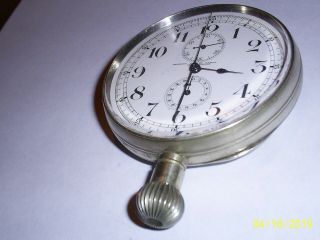 Rare Vintage Car Clock With Stop watch function Pocket Watch Shape 3